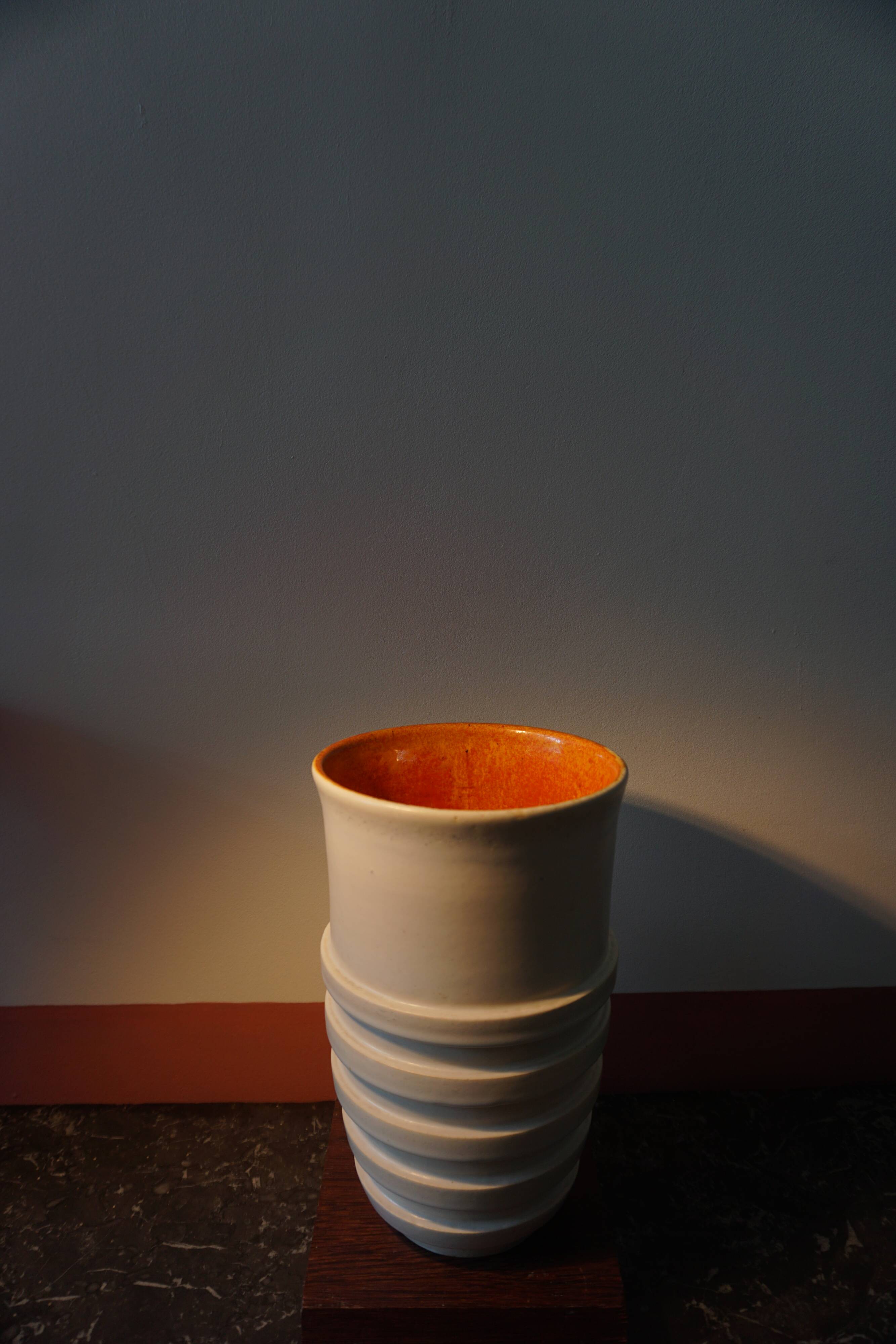 Vase from the 50s and 60s signed Ferjac France