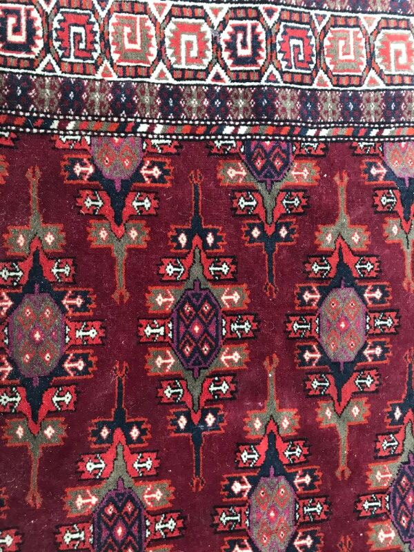 Carpet former Turkmen Afghan done hand 137 X 198 CM