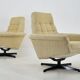 Paire de Fauteuils, Tabouret par Morávek a Munzar, 1968