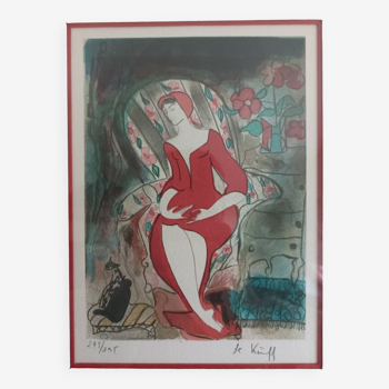 Lithograph Linda Le Kinff