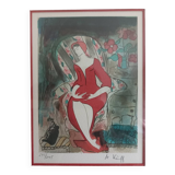 Lithograph Linda Le Kinff