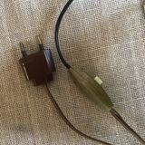 Electrified green kerosene lamp