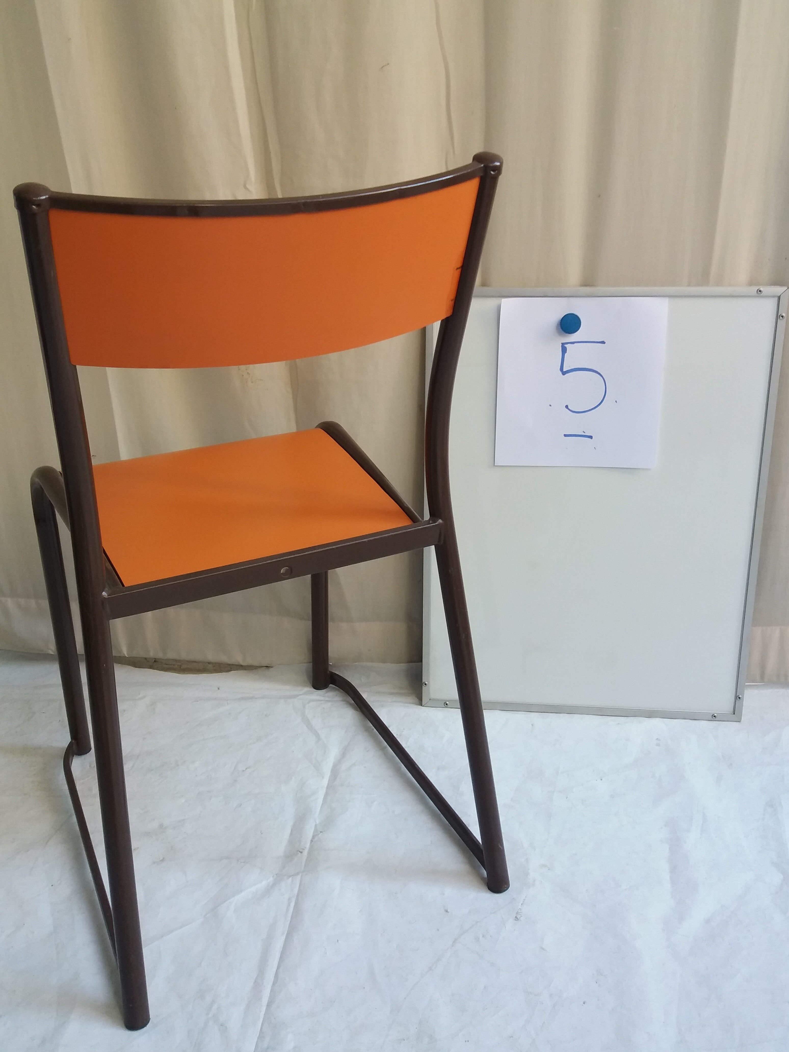 Series of 7 vintage chairs