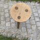 Brutalist tripod farm stool 1950