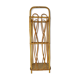 Multifunction umbrella door in 50s/60s rattan