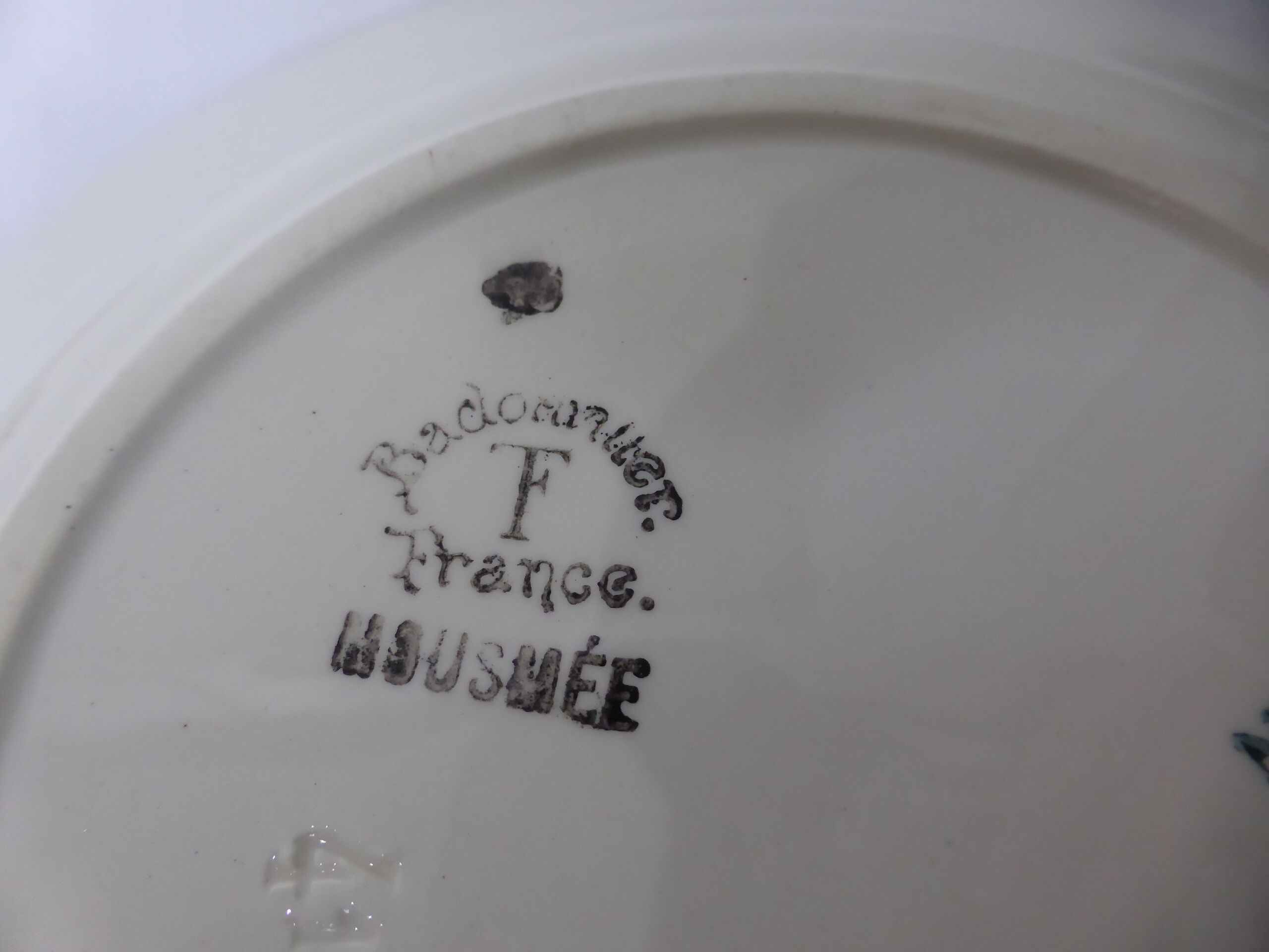 6 hollow plates of Badonviller model Mousmee 221002
