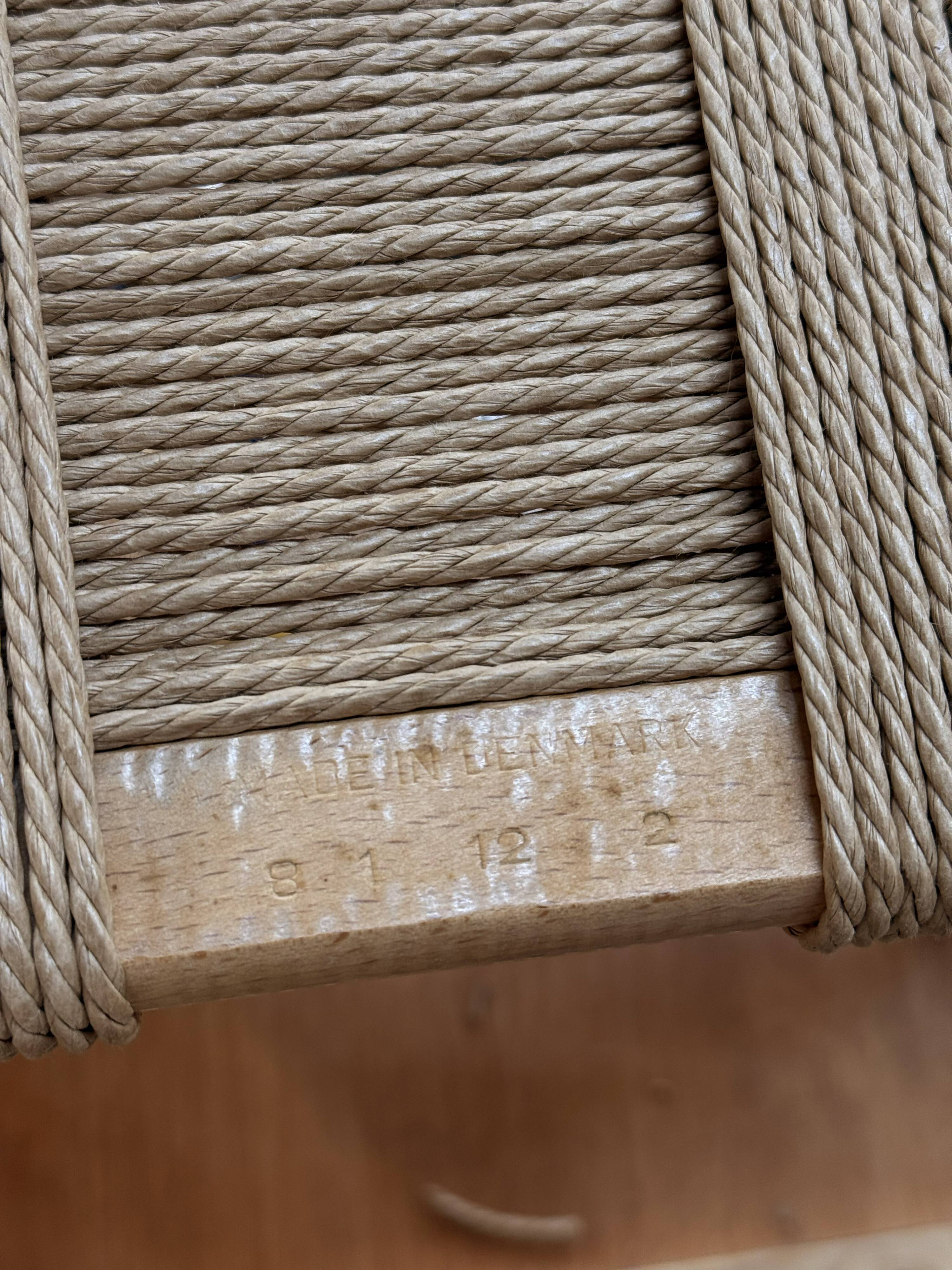 6x Børge Mogensen J39 in Oak, 1980s FDB Møbler, Denmark