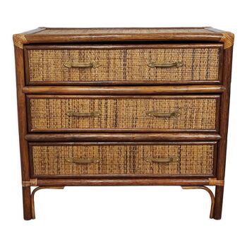 Rattan chest of drawers 60