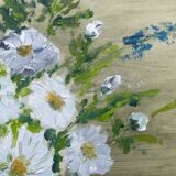 Oil painting on canvas, bouquet of flowers