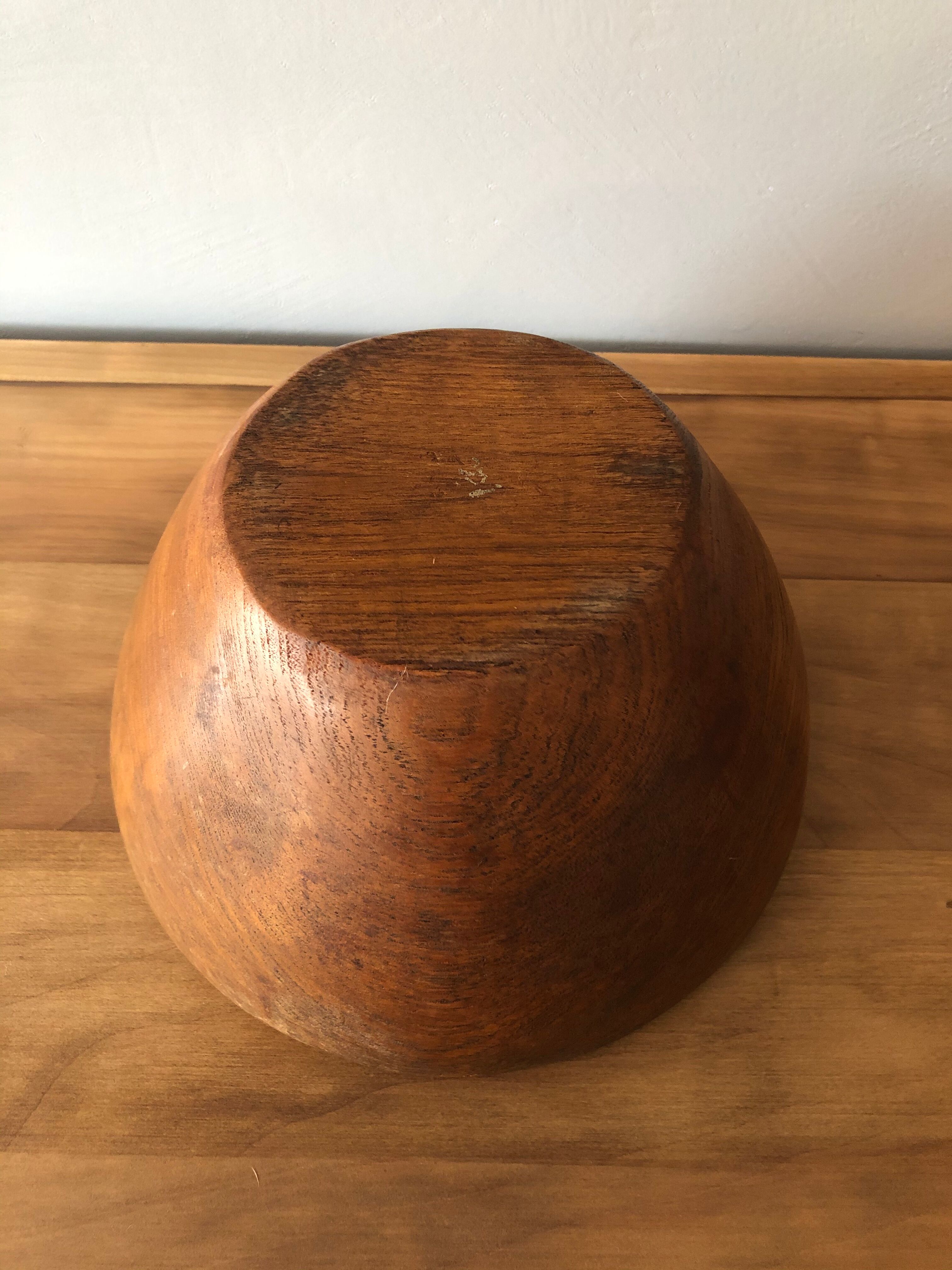 Teak bowl