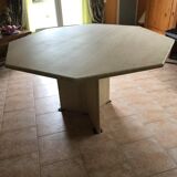 Travertine dining table brand roset