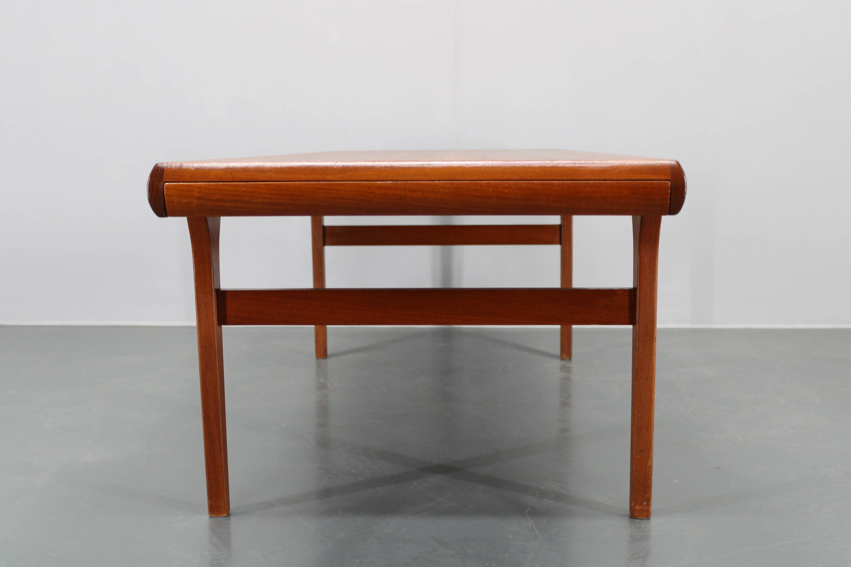 1960s Johannes Andersen Restored Teak Coffee Table for CFC Silkeborg, Denmark