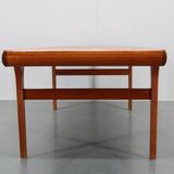 Table basse en teck restaurée par Johannes Andersen des années 1960 pour CFC Silkeborg, Danemark