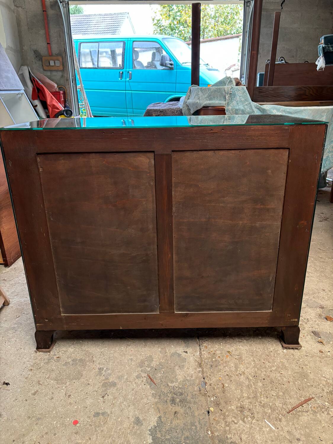 Art deco mirrored chest of drawers