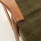 Ensemble de 4 Fauteuils Mid-Century Modern – Velours olive vert 