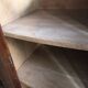 Buffet wood wood Art Deco black marble trays