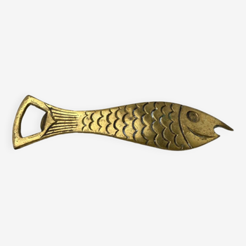 Israel brass fish bottle opener