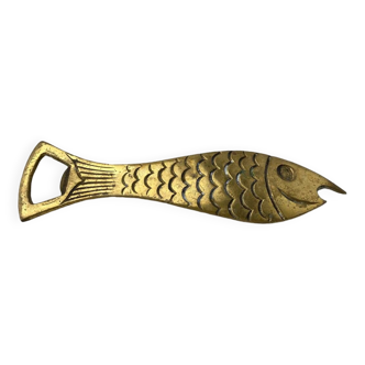 Israel brass fish bottle opener