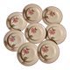 Pink Gien dessert plates