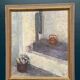 Original Swedish Oil on Panel – “Oven in the Studio” by Hanne Jönsson