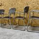Set of 4 Gaston Viort armchair chairs
