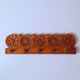Wall key ring in carved wood 70s
