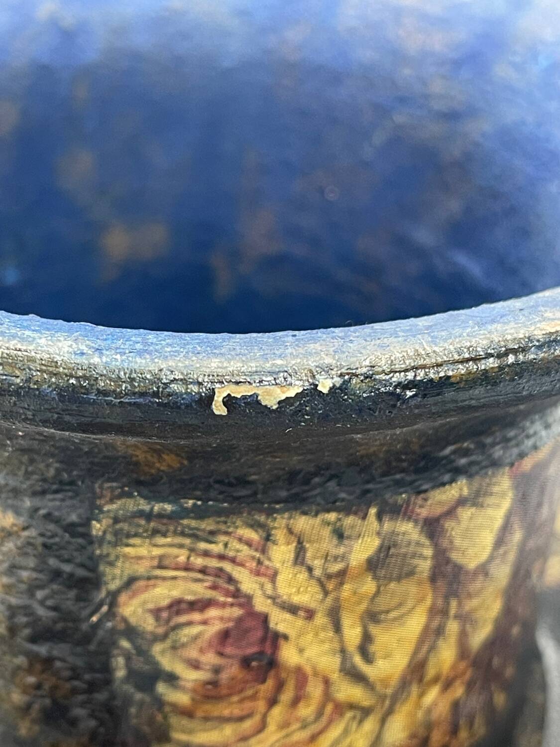 Handmade Terracotta Fruit Bowl / Centerpiece on Pedestal