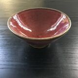 Patinated dark pink tamegroute dish