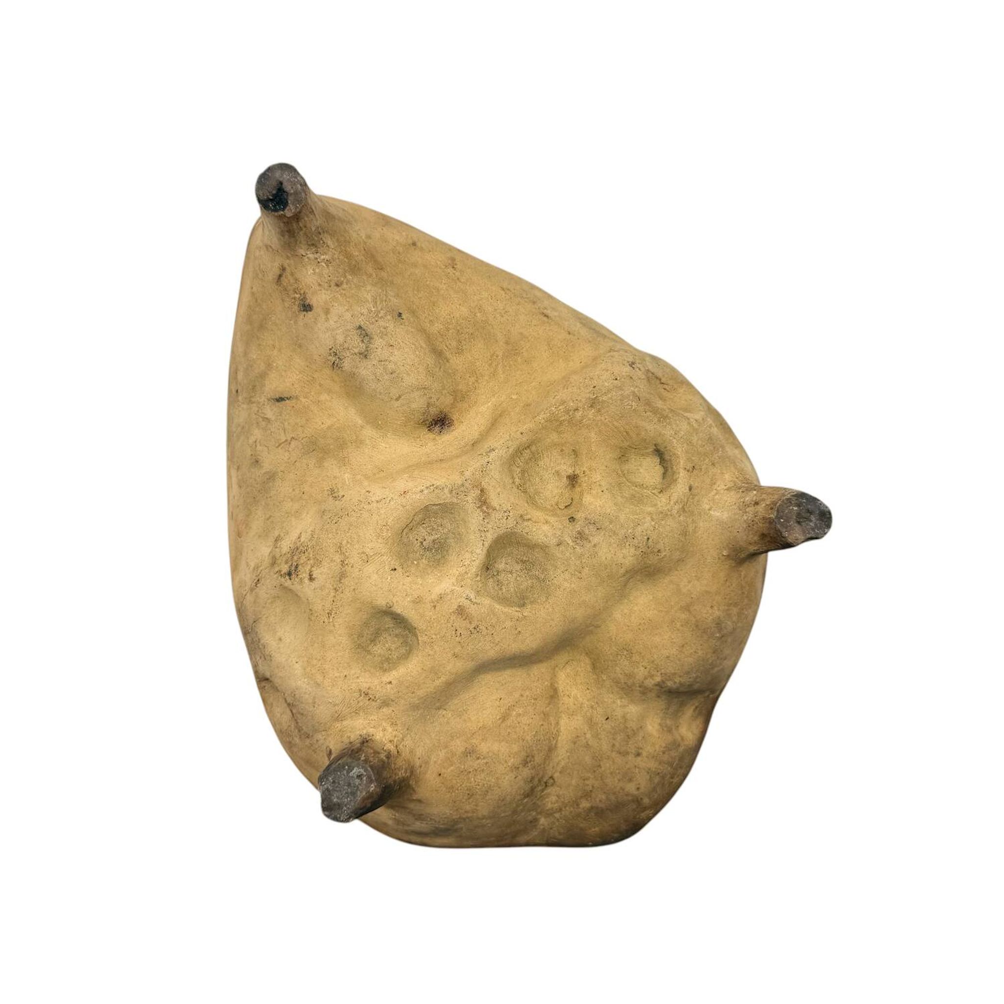 Moule à pâté en terre cuite française antique