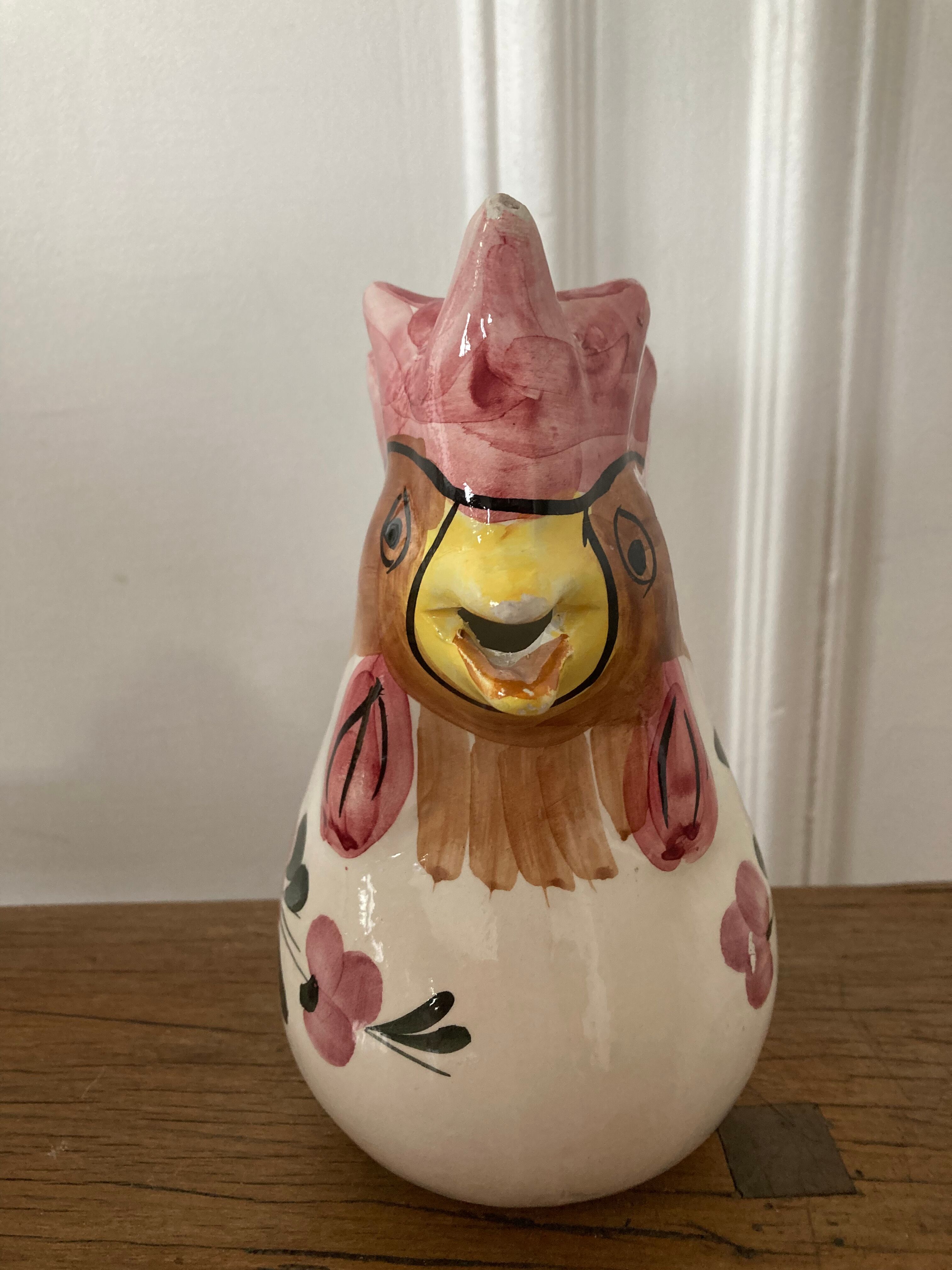 Rooster pitcher
