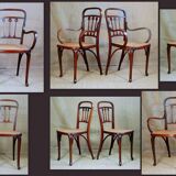 Ensemble Thonet viennese secession early 20th century