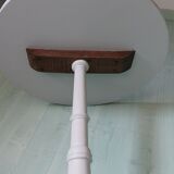 Pedestal table in old wood