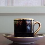 Teacup and saucer Limoges porcelain