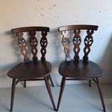 Pair of vintage 60's Ercol chairs
