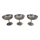 Set of 3 stainless steel cups