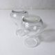 2 anciens vases à bulbe jacinthe en verre soufflé vintage