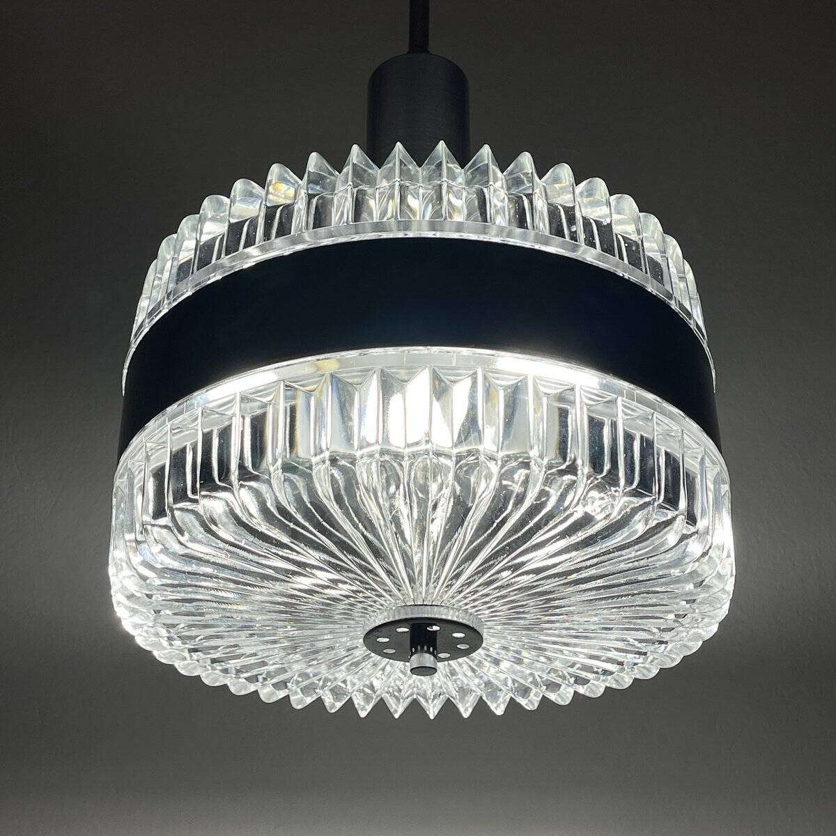 Vintage pendant lamp by Gaetano Sciolari, Italy, 1970s.