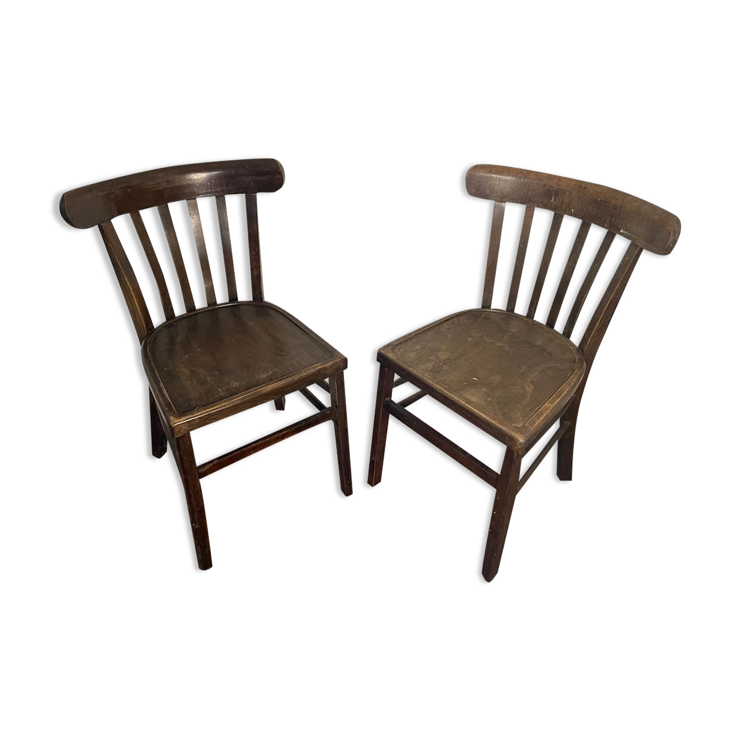 Lot de 2 chaises bistrot Luterma
