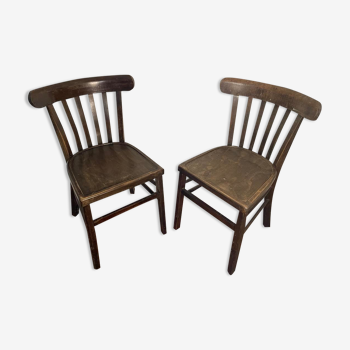 Lot de 2 chaises bistrot Luterma