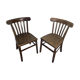 Lot de 2 chaises bistrot Luterma
