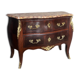 Curved rosewood chest of drawers from the Napoleon III period