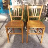 pair of Luterma style bistro chairs
