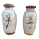 2 pottery art vase made in West Germany