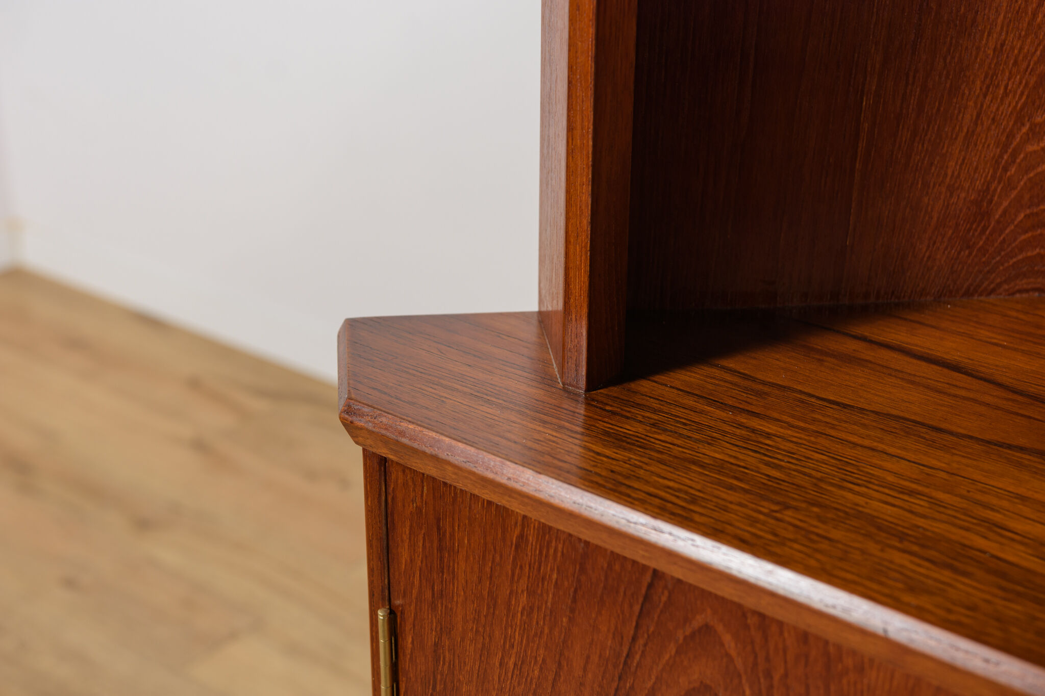 Mid-Century Corner Teak Cabinet, Denmark, 1960s