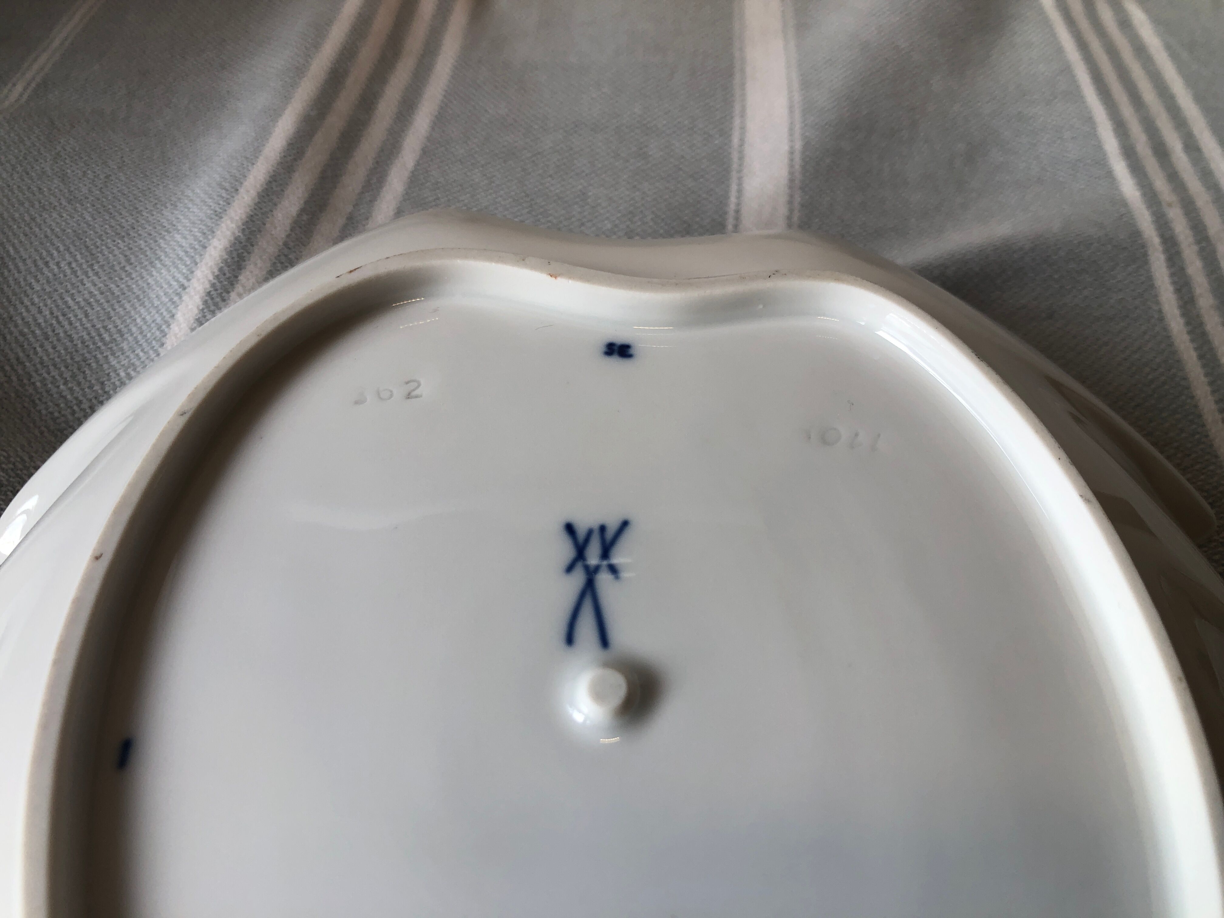 Collectible porcelain - messein - saucer