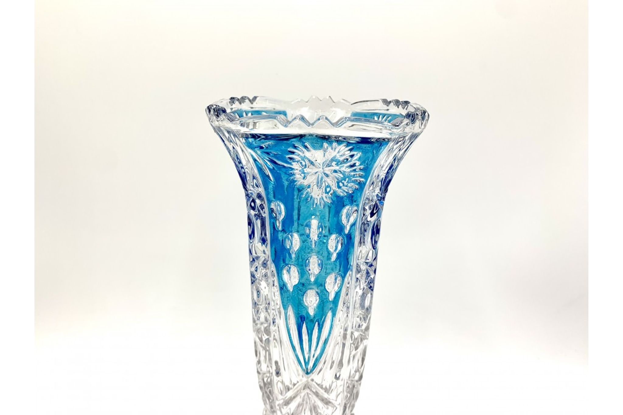 A glass vase, Huta Anna, Germany, 1970s