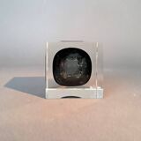 Cendrier moderniste en verre de murano Flavio Poli pour Seguso 1960.