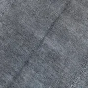 Vintage Gray Tones Kilim Rug, Handmade Mid Century Modern Carpet, 156x231Cm