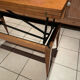 Table basse à système Révélation vintage Design Albert Ducrot année 50/60