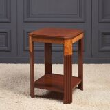 Art Deco pedestal table 1930 double tops two species